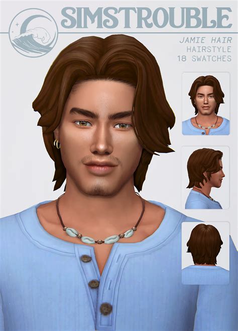 Simstrouble Photo Sims 4 Hair Male Sims Hair Sims 4 Cc Packs