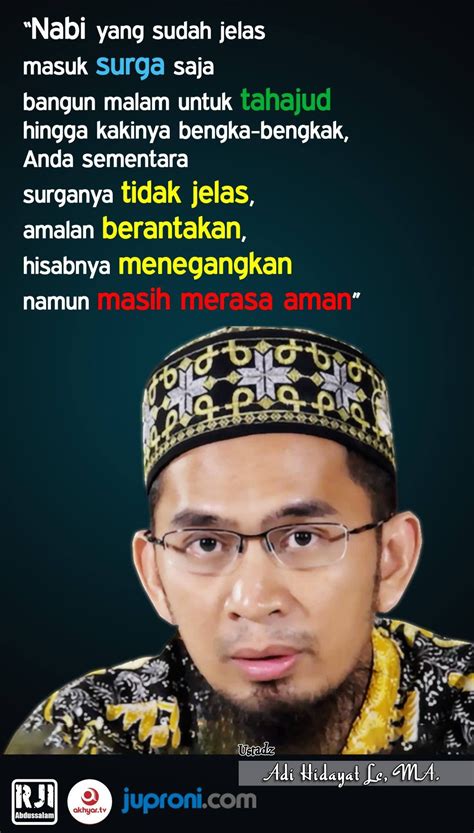 Kata Motivasi Ustadz Adi Hidayat Terbaru - Kata22motiv
