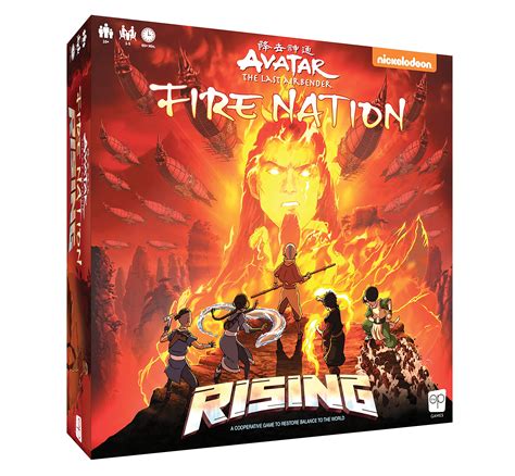 Buy Avatar The Last Airbender Fire Nation Rising Cooperative Board