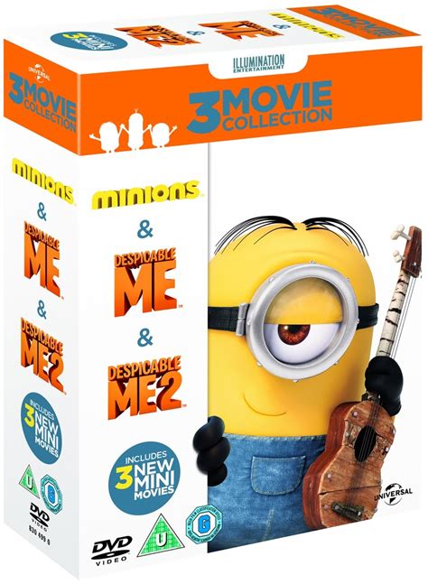 Despicable Medespicable Me 2minions Dvd Box Set Free Shipping