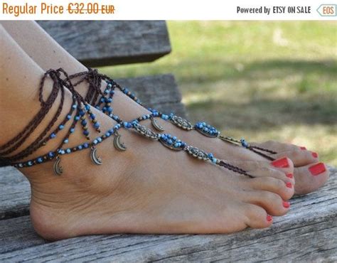 On Sale Moon Mandala Barefoot Sandals Foot By Panoparatanto Barefoot