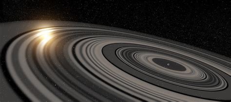 The j1407b ring system has an outer radius of approximately 90 million km (about 640 times the extent of saturn 's rings). Planet With Rings Found Outside Solar System - And They ...