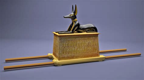 Egyptian Anubis Shrine Tutankhamun Egyptian 3d Cgtrader