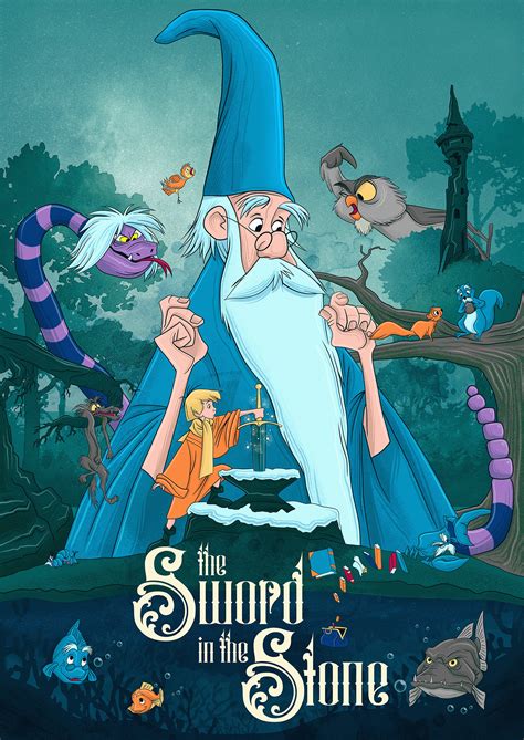 Disney The Sword In The Stone Poster Print Etsy Hong Kong