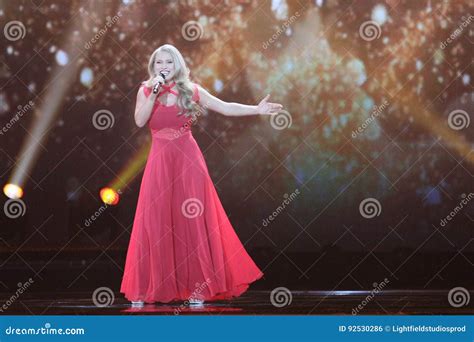 Anja Nissen From Denmark Eurovision 2017 Editorial Photo Image Of Music Eurovision 92530286