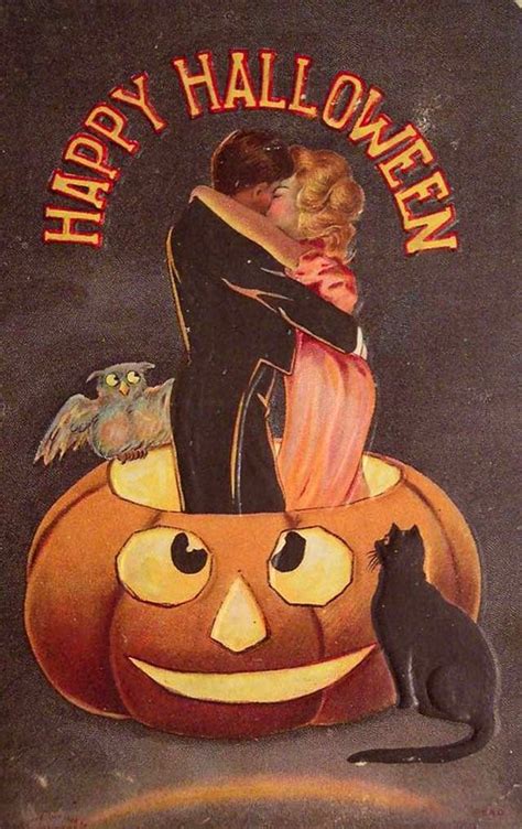 43 Hilarious Vintage Postcards For Your Halloween ~ Vintage Everyday