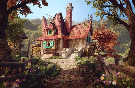 3dtotal Is Undergoing A Refresh Fantasy Cottage Fantasy House