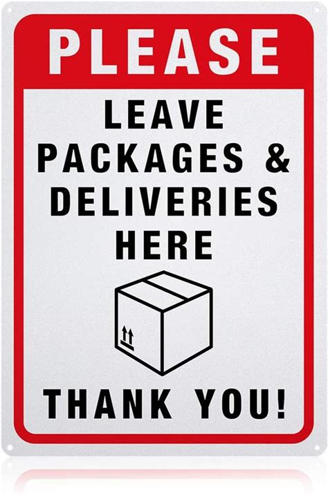 Please Leave Packages Here Sign Printable