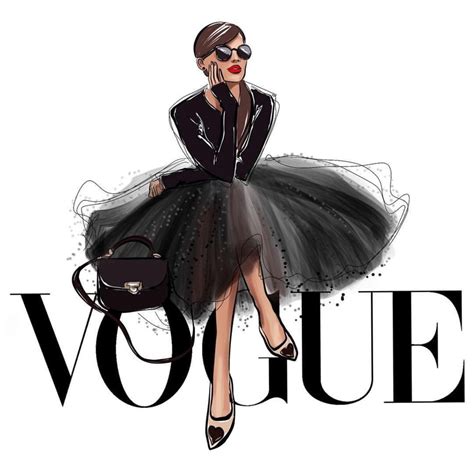 Photo Vogue Illustrations Fashion Fashion Drawing