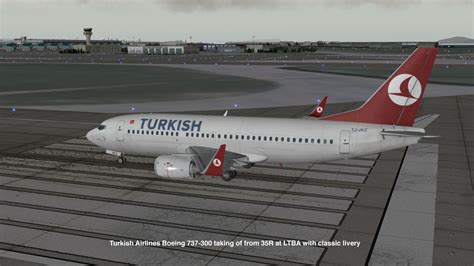 Turkish Airlines Liveries For IXEG 737 300 Classic Aircraft Skins