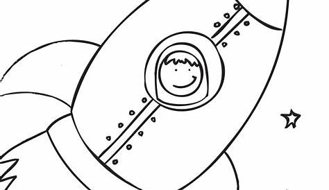 rocket printable coloring pages