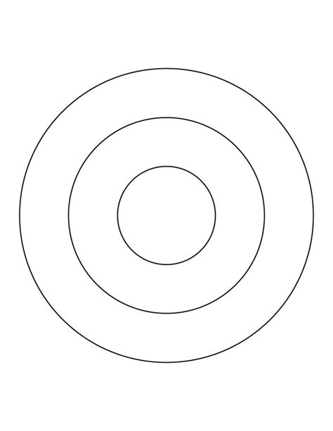3 Concentric Circles Clipart Etc Circle Template Circle Clipart