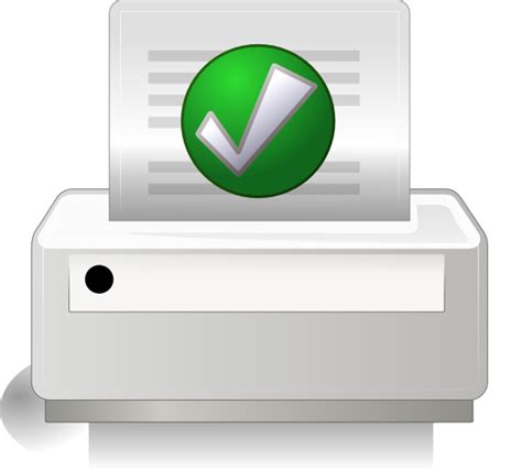 Printer Green Tick Clip Art At Vector Clip Art Online