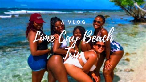 vlog lime cay beach trip justforkarla youtube