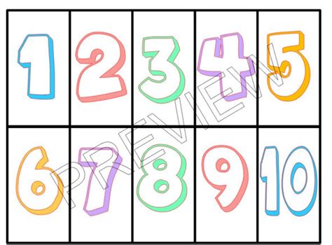 Numbers Printable For Sensory Bin Puzzles Subitizing Adding Instant