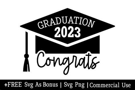 Graduation 2023 Congrats Svg Gráfico Por Craftysvg · Creative Fabrica