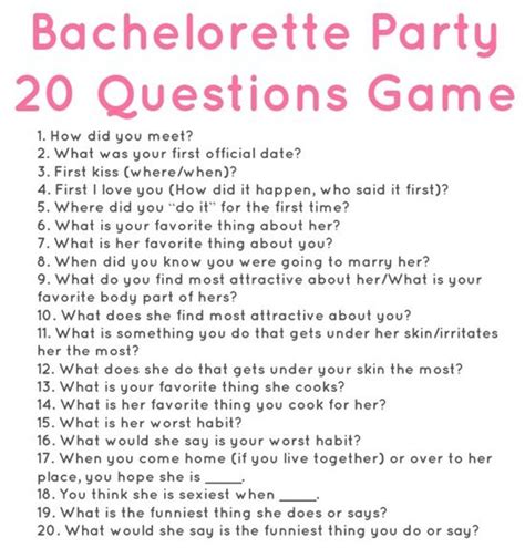 The easiest bachelorette games are printable bachelorette party games. bachelorette weekend. | Bachelorette party questions ...