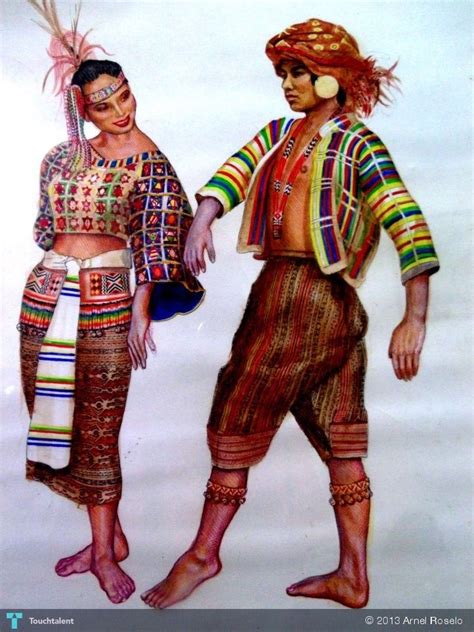 Philippines Tribal Costume No.1 - Painting | Arnel Roselo | Touchtalent