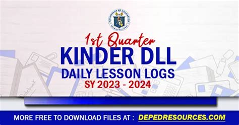St Quarter Kinder Daily Lesson Log Sy Archives The Deped My Xxx Hot Girl