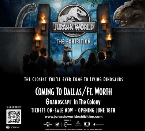 Jurassic World The Exhibition Opens Today At Grandscape My Dfw Mommy