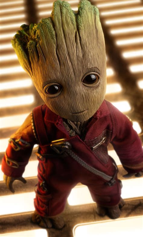 baby groot  mobile wallpapers wallpaper cave