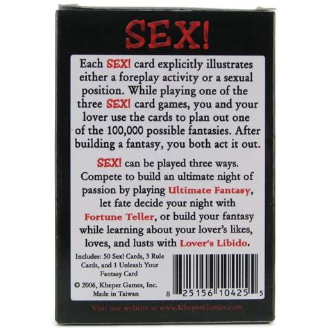 A Year Of Sex Cards Groove