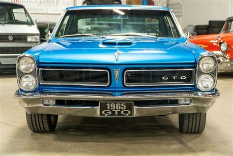 1965 Pontiac Gto 63725 Miles Blue Coupe 389ci Tri Power V8 Automatic