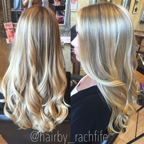 Bright Hand Painted Blonde Balayage Hair By Rachel Fife Sf Salon
