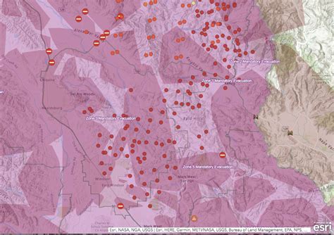 Maps Kincade Fire Explodes To 5 Times The Size Of Manhattan