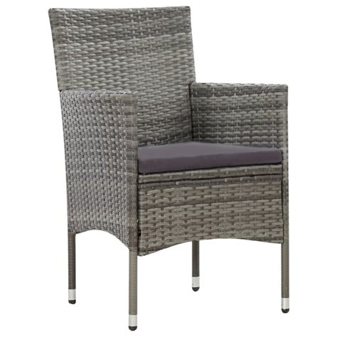 Set Divani da Giardino 4 pz con Cuscini in Polyrattan ...