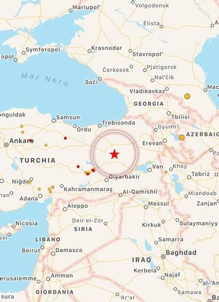 Terremoto Forte Scossa Nella Turchia Orientale Epicentro Nei Pressi