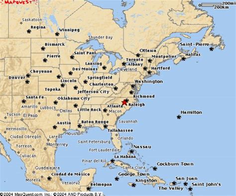 Map Usa East Coast Map