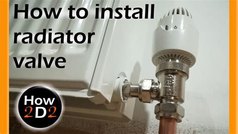 How To Install Radiator Valve Plumbing Thrermostatic Radiator Valve Trv Youtube