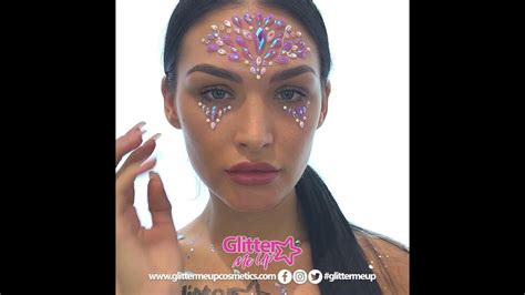 Glitter Me Up Face Jewels Iridescent Pearl 1 Youtube