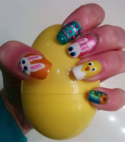 Aims Obsession Easter Nail Art