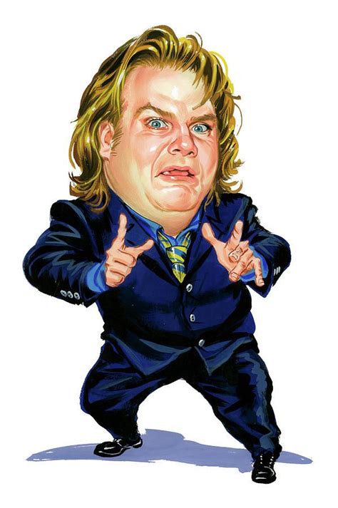 Chris Farley By Art In 2021 Celebrity Caricatures Caricature Chris