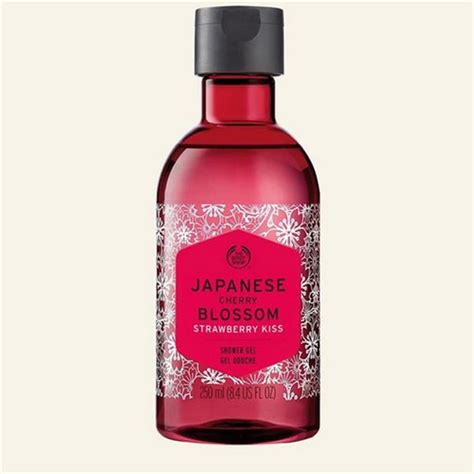 The Body Shop Japanese Cherry Blossom Strawberry Kiss Shower Gel Ml