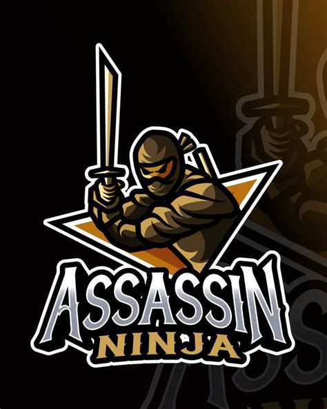 Ninja Assassin Logo Template Ai Vector Eps Assassin Logo Logo