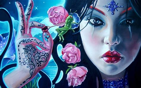 wallpaper 1440x900 px art artistic artwork fantasy girl girls original tattoo 1440x900