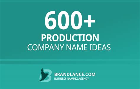 1200 Production Business Name Ideas List Generator 2024
