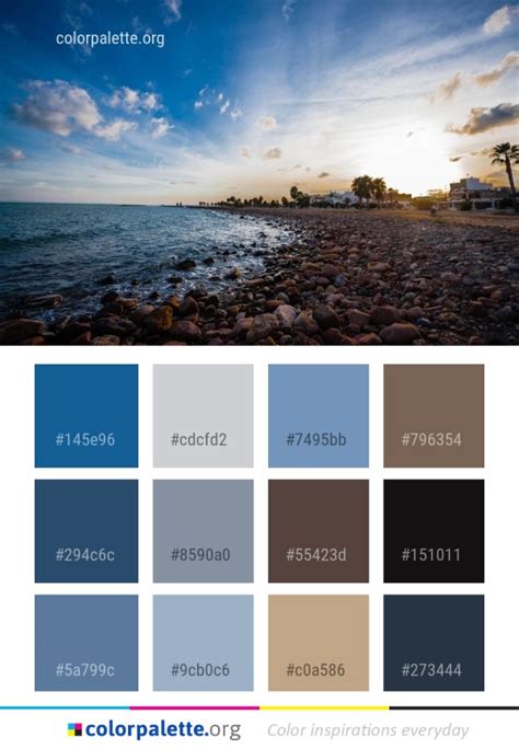 Sea Sky Horizon Color Palette