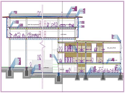 【cad Details】building Section Design Cad Drawings Cad Files Dwg