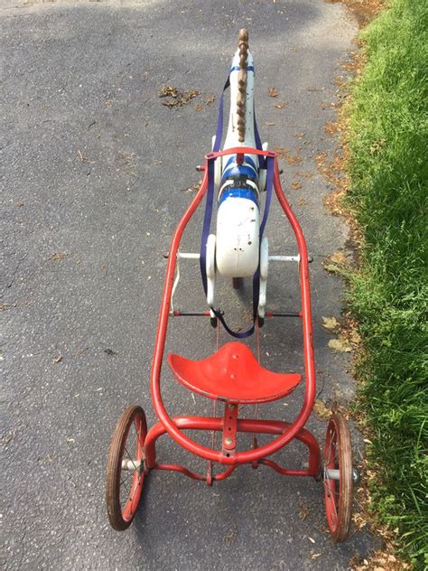 Rare Antique Horse N Buggy Pedal Car Kentucky Derby For Sale In
