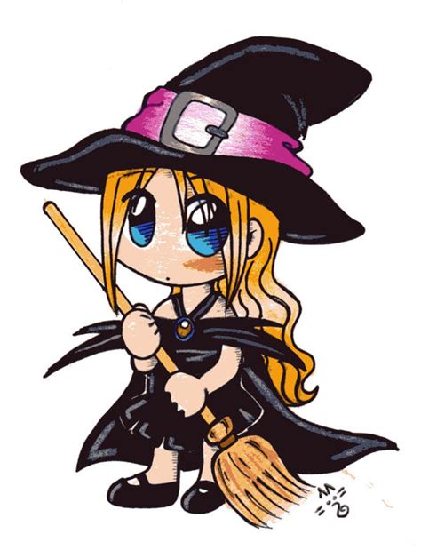 Chibi Witch By Sonnykat On Deviantart