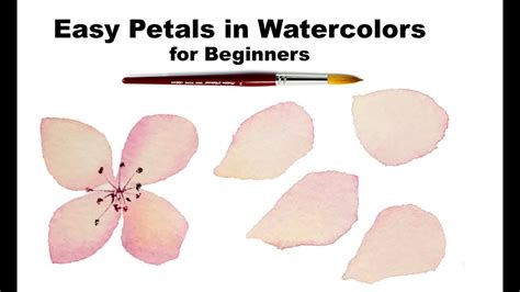 Easy Watercolor Flowers Step By Step Creative Art