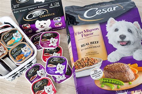 Cesar dry dog food ingredients. Dog Food Tray with Vinyl Cutouts