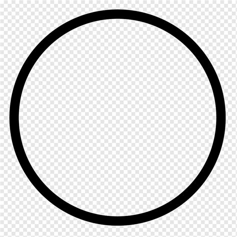 Computer Icons Circle Cercle Black Rim Area Png Pngwing