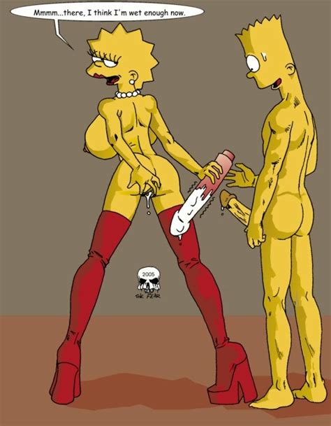 Rule 34 Alternate Breast Size Bart Simpson Color Female High Heel Boots High Heels Human Lisa