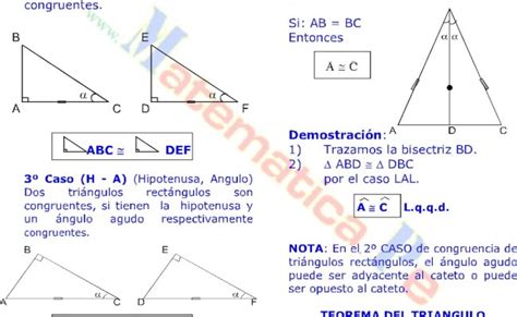 Repaso De Triangulos Propiedades Semejanza Congruencia Cuadrilateros