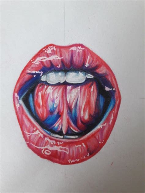 Pin By Stewyplate On My Art Mouth Painting Mouth Drawing Mouth